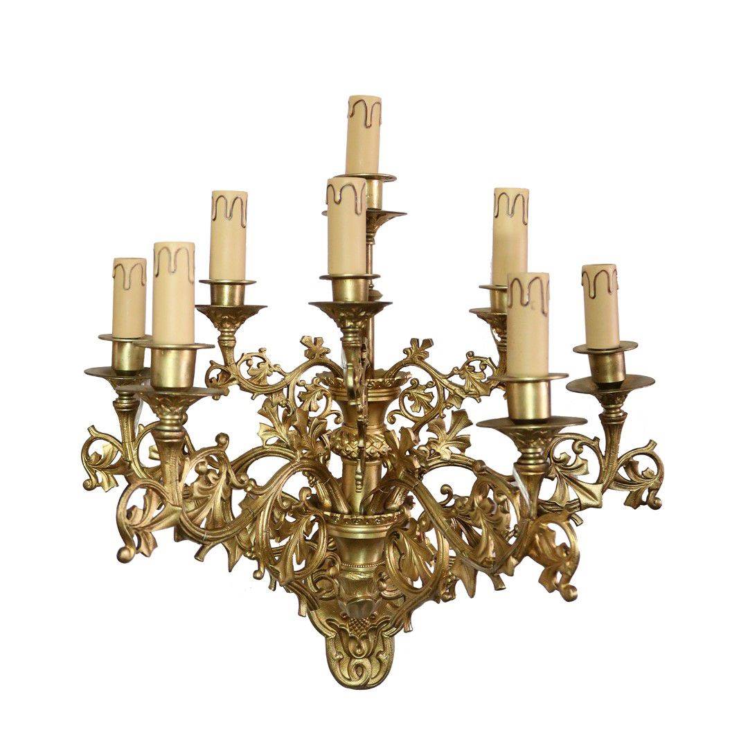 Antiqium Ürün  BRONZ 8 KOLLU ÇİFT APLİK