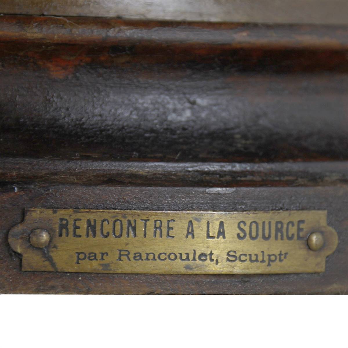 Antiqium Ürün  RANCOULET - RECONTRE A LA SOURCE BRONZ HEYKEL