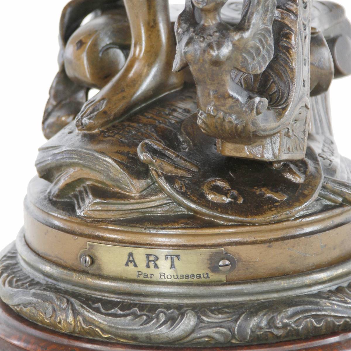 Antiqium Ürün  ROUSSEAU ART BRONZ HEYKEL