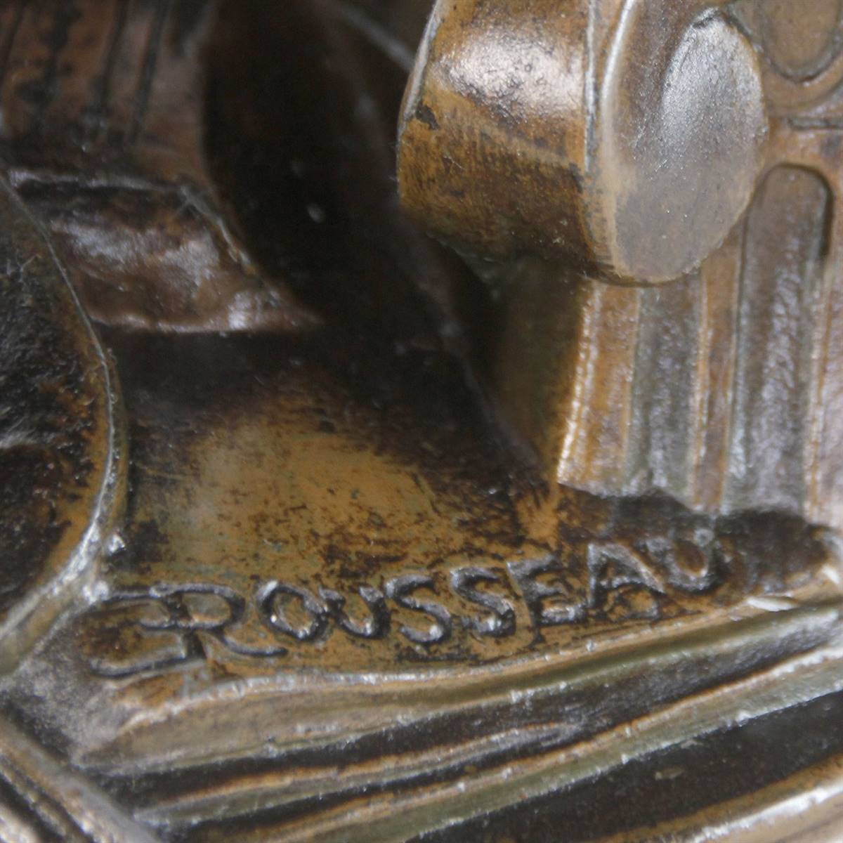 Antiqium Ürün  ROUSSEAU ART BRONZ HEYKEL