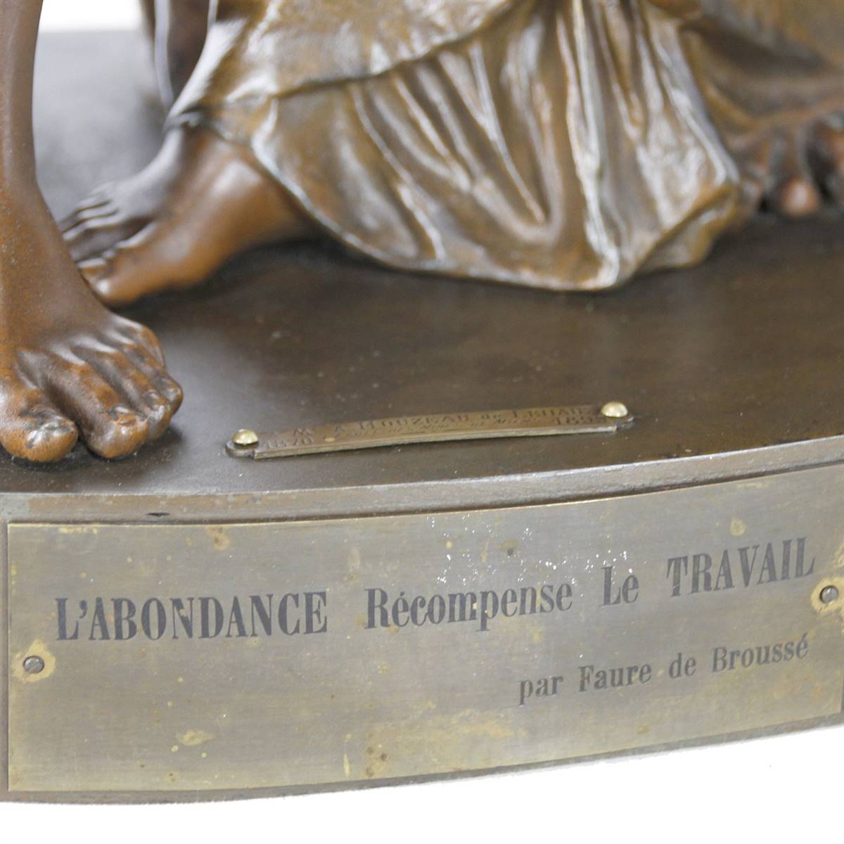 Antiqium Ürün  VINCENT DESIRE FAURE DE BROUSSE BRONZ HEYKEL