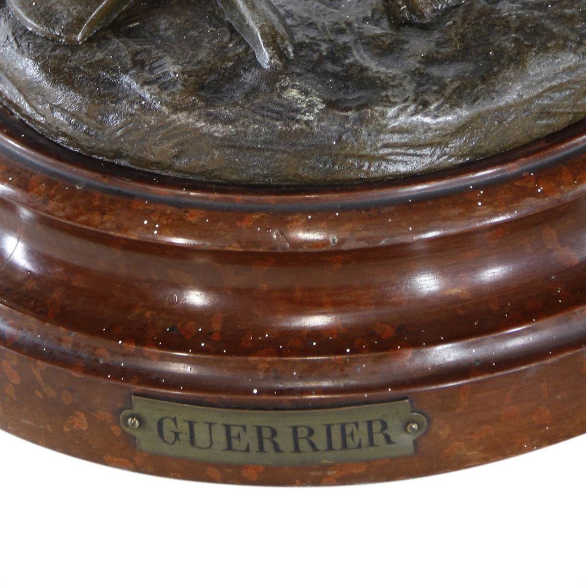 Antiqium Ürün  GUERRIER İKİZ BRONZ SAVAŞÇI HEYKEL