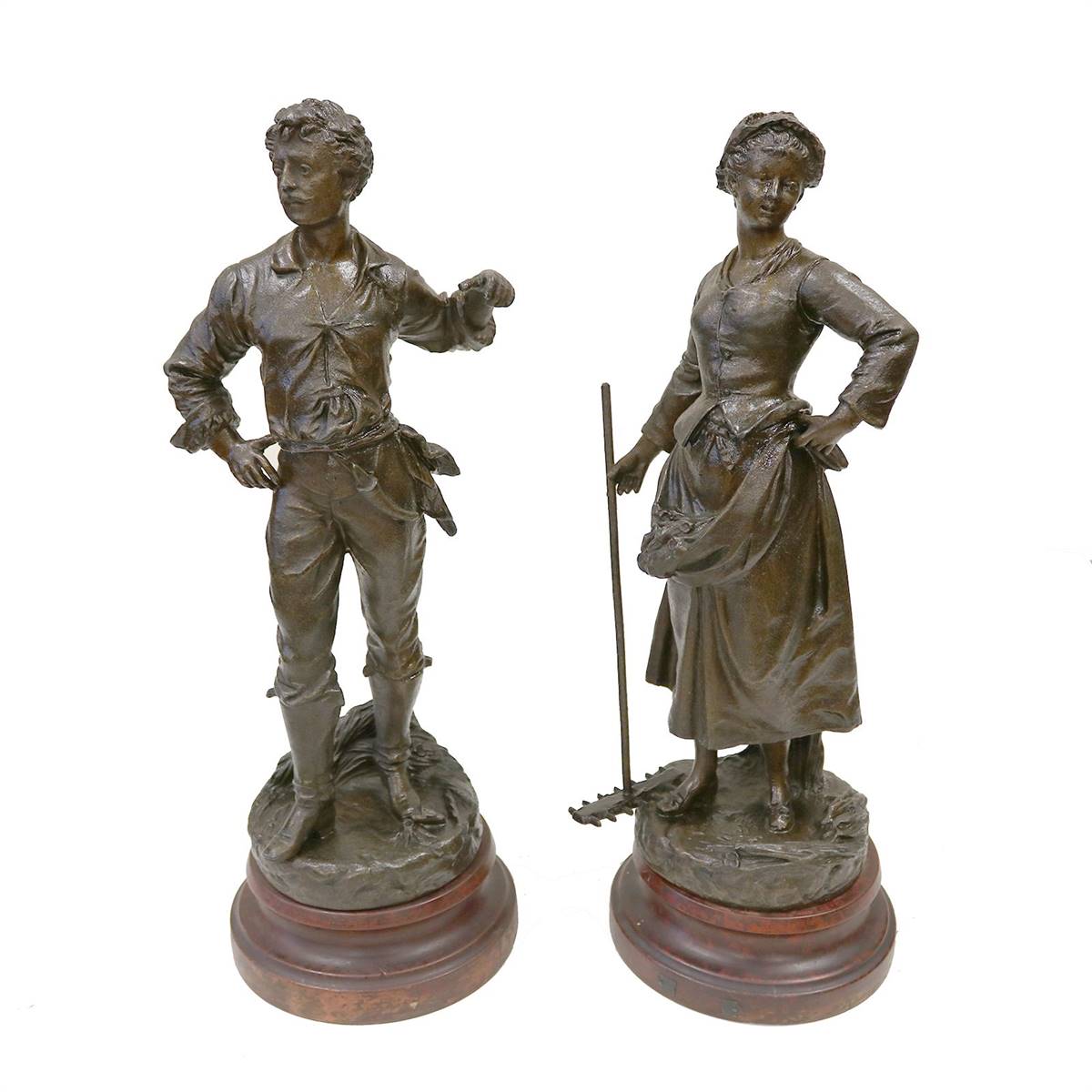 Antiqium Ürün  BRONZ KADIN-ERKEK HEYKEL TAKIMI