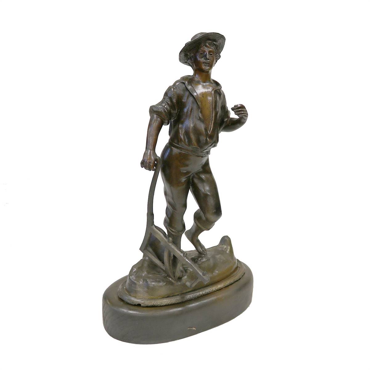 Antiqium Ürün  ERKEK FİGÜRLÜ BRONZ HEYKEL