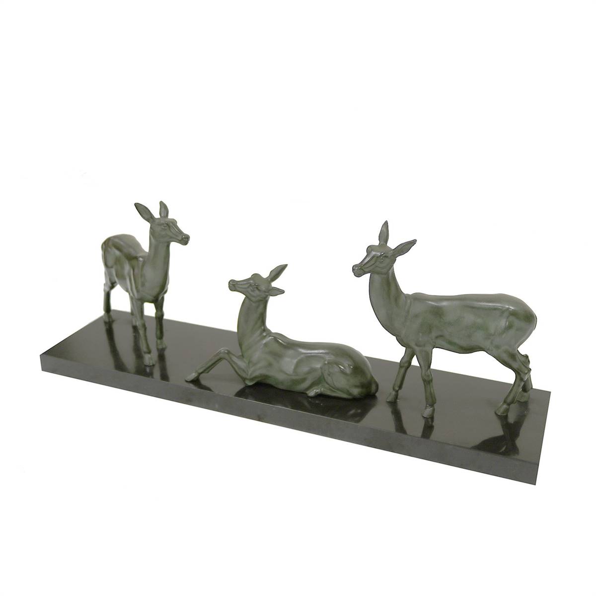 Antiqium Ürün  MERMER ZEMİNLİ, BRONZ HEYKEL