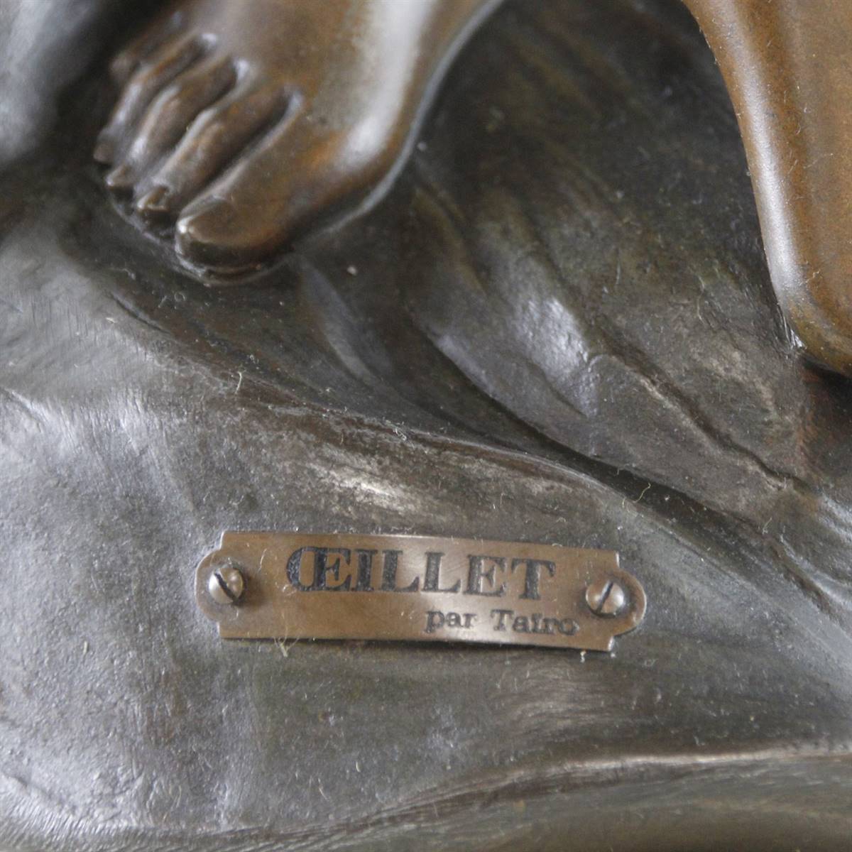 Antiqium Ürün  PAR TAFRO İMZALI, BRONZ KADIN HEYKEL