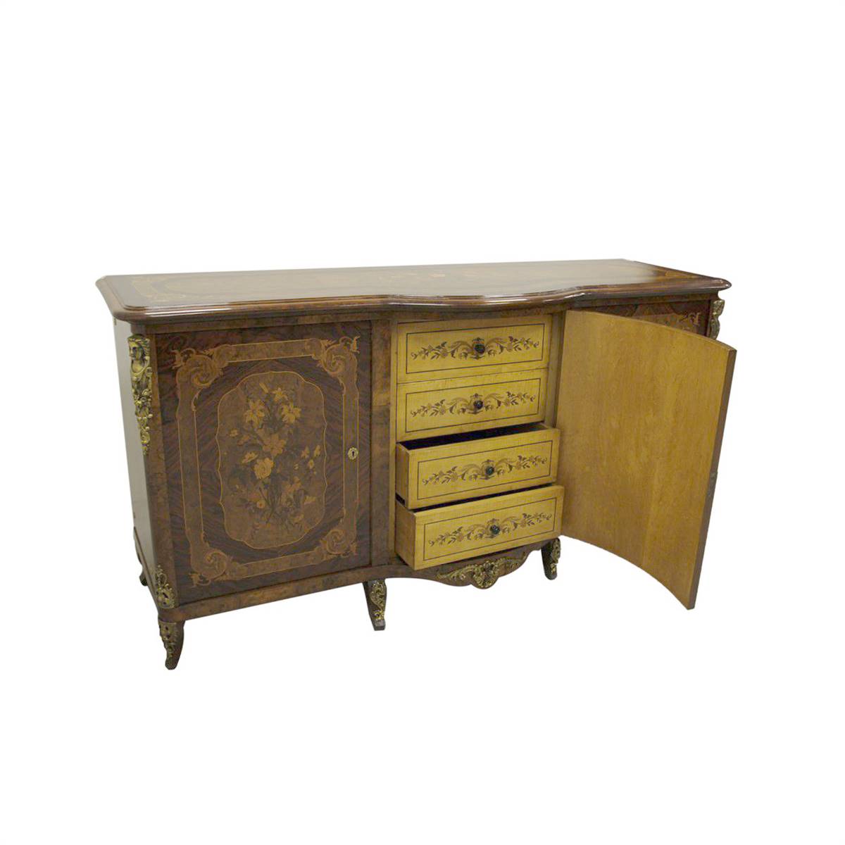 Antiqium Ürün  20. YÜZYIL MARKÜTERİLİ KINGWOOD KONSOL