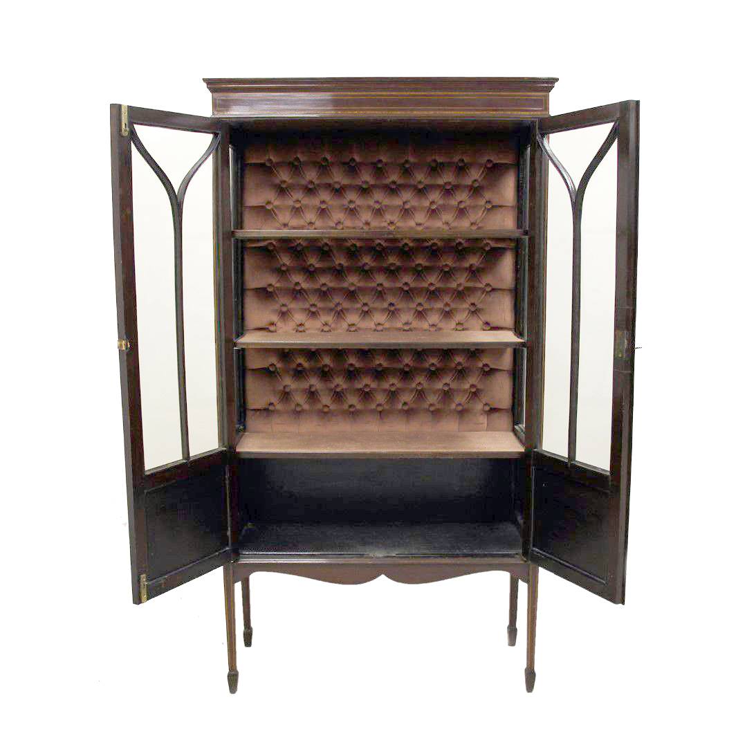 Antiqium Ürün  İNGİLİZ REGENCE STİLİ MAUN KİTAPLIK