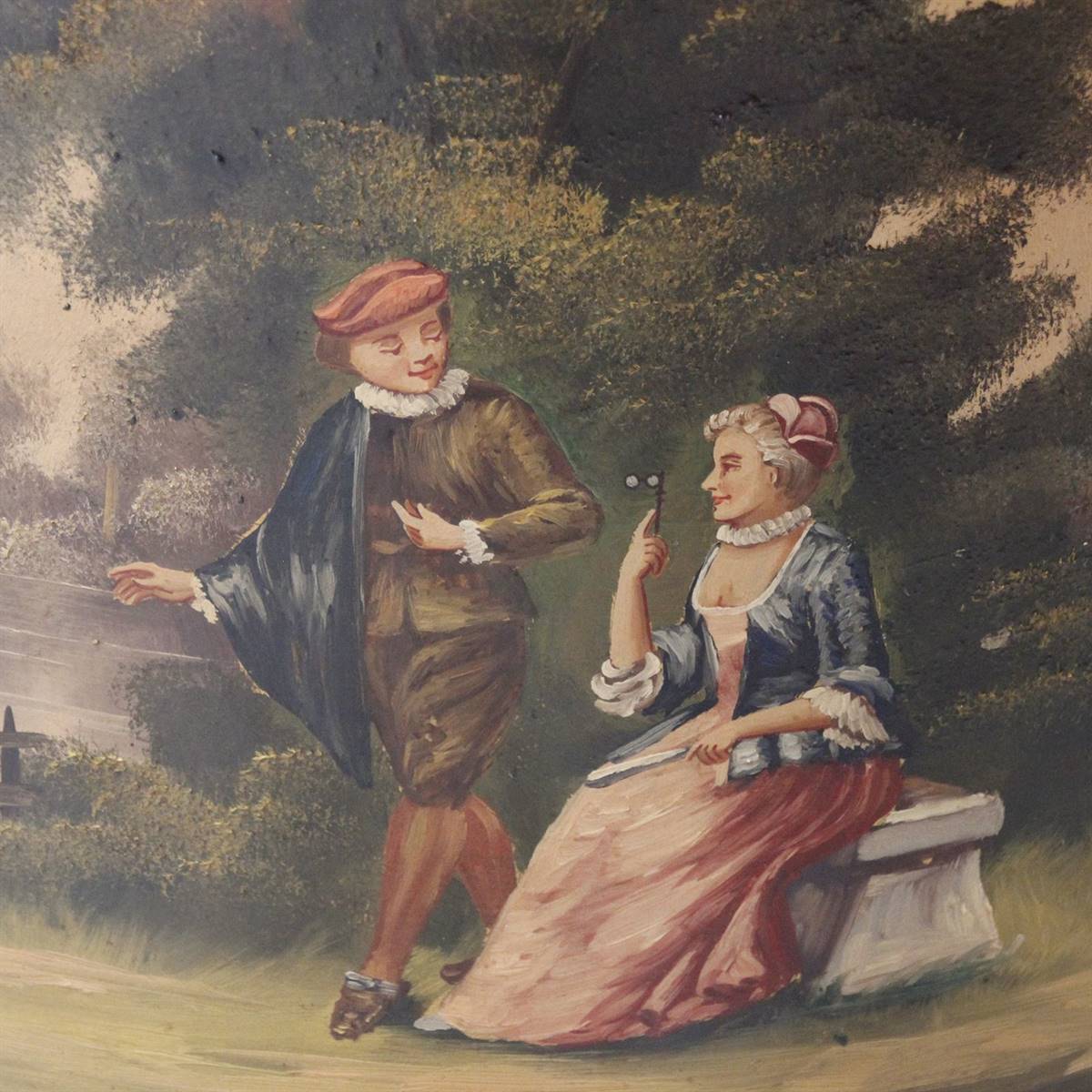 Antiqium Ürün  19. YÜZYIL VERNIS MARTIN BAHÜ