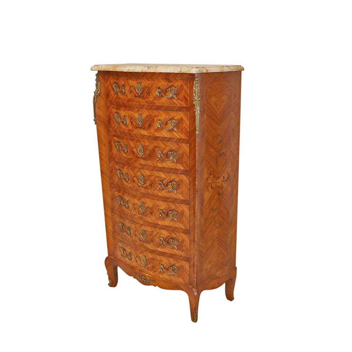 Antiqium Ürün  MARKÜTERİLİ ŞİFONYER