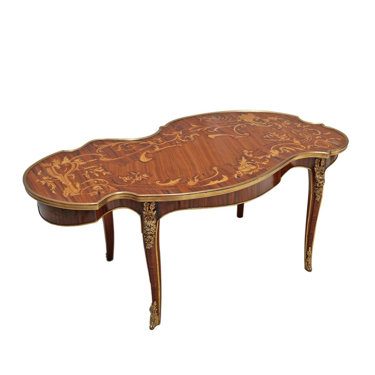 Antiqium Ürün  MARKÜTERİLİ ASİMETRİK MASA