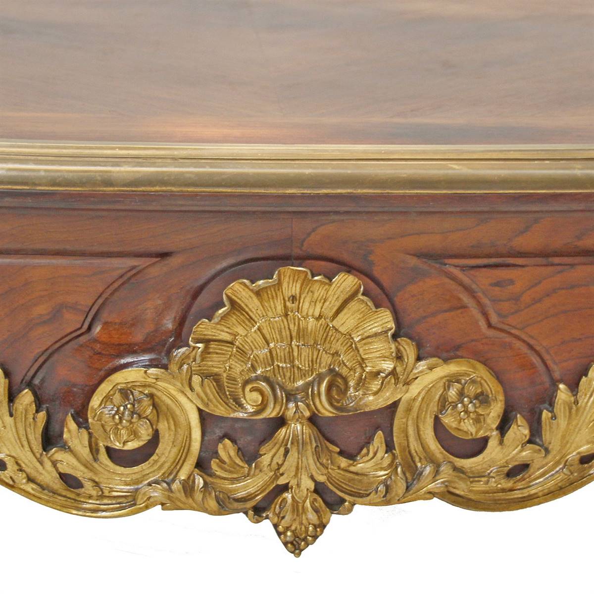 Antiqium Ürün  KINGWOOD BRONZ DETAYLI ÇALIŞMA MASASI