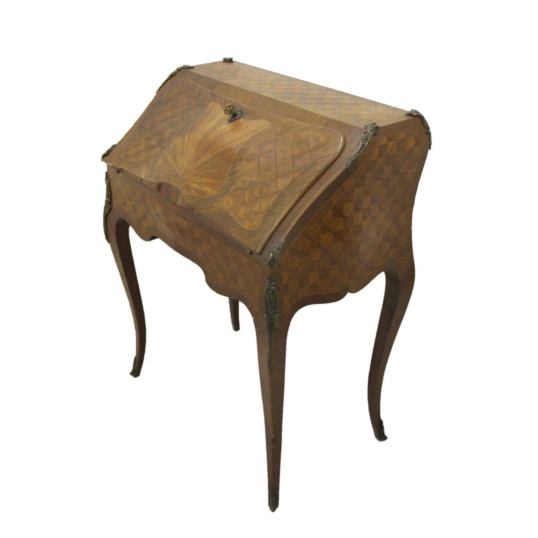 Antiqium Ürün  19. YÜZYIL PARKÜTERİLİ MAUN SEKRETERYA