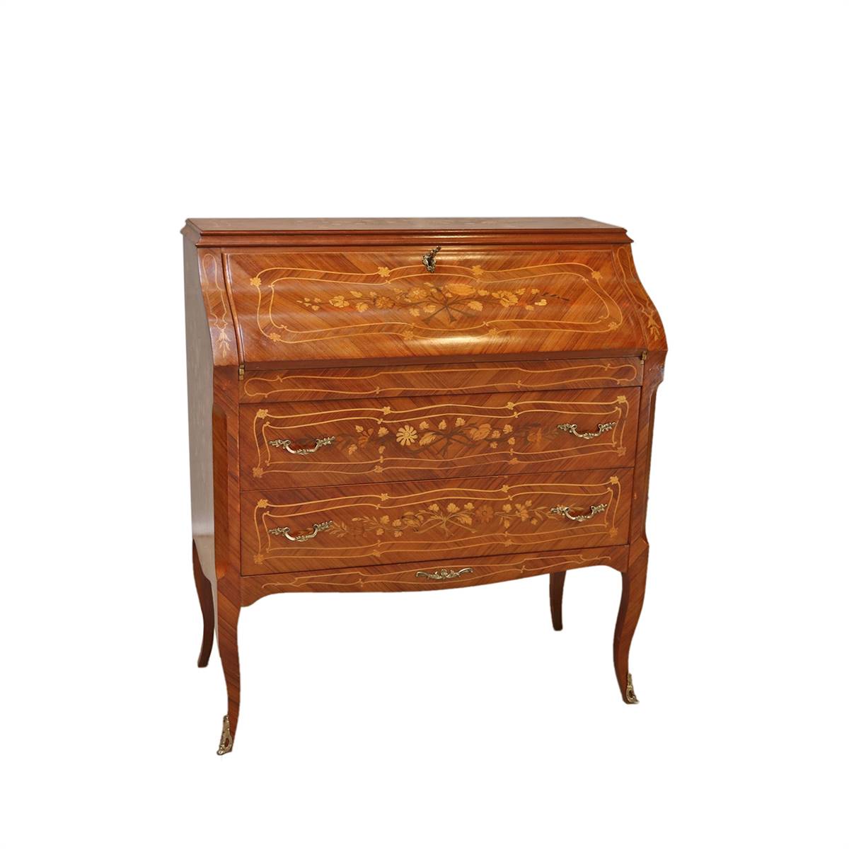 Antiqium Ürün  MARKÜTERİLİ SEKRETERYALI DOLAP