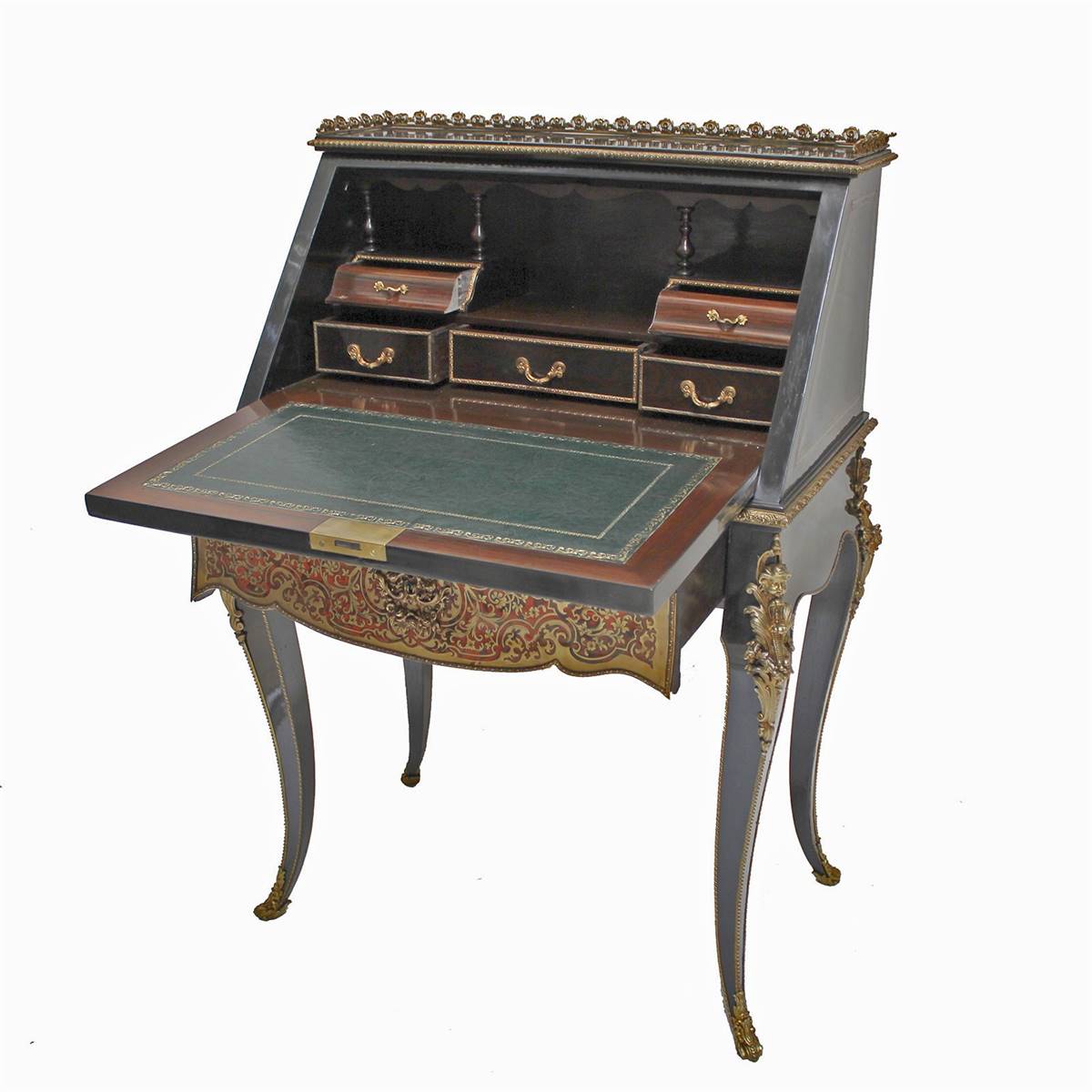 Antiqium Ürün  19. YÜZYIL FRANSIZ BOULLE SEKRETERYA