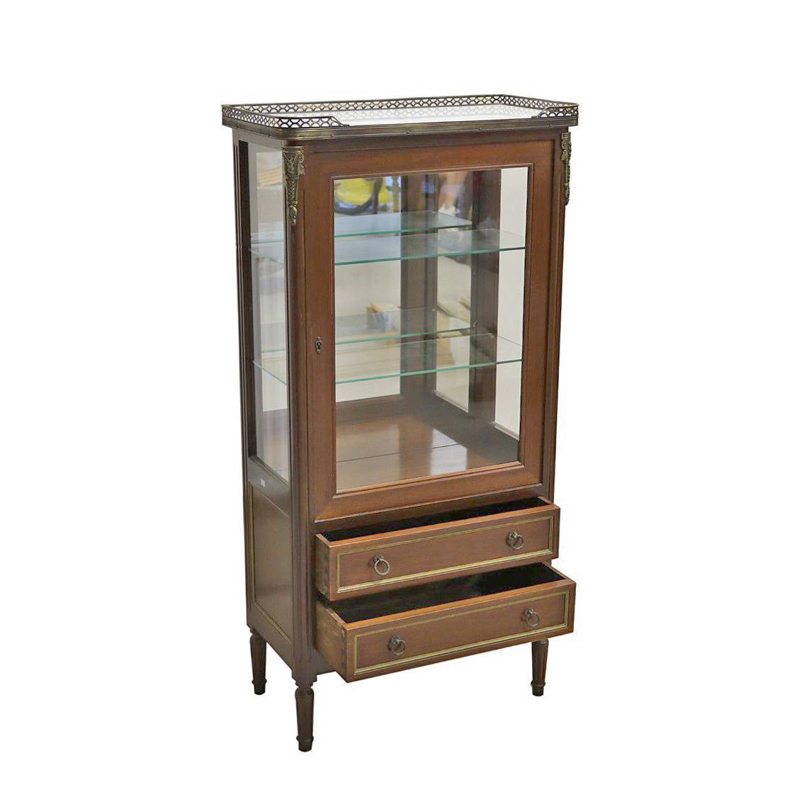 Antiqium Ürün  19. YÜZYIL MAUN CAM VİTRİN