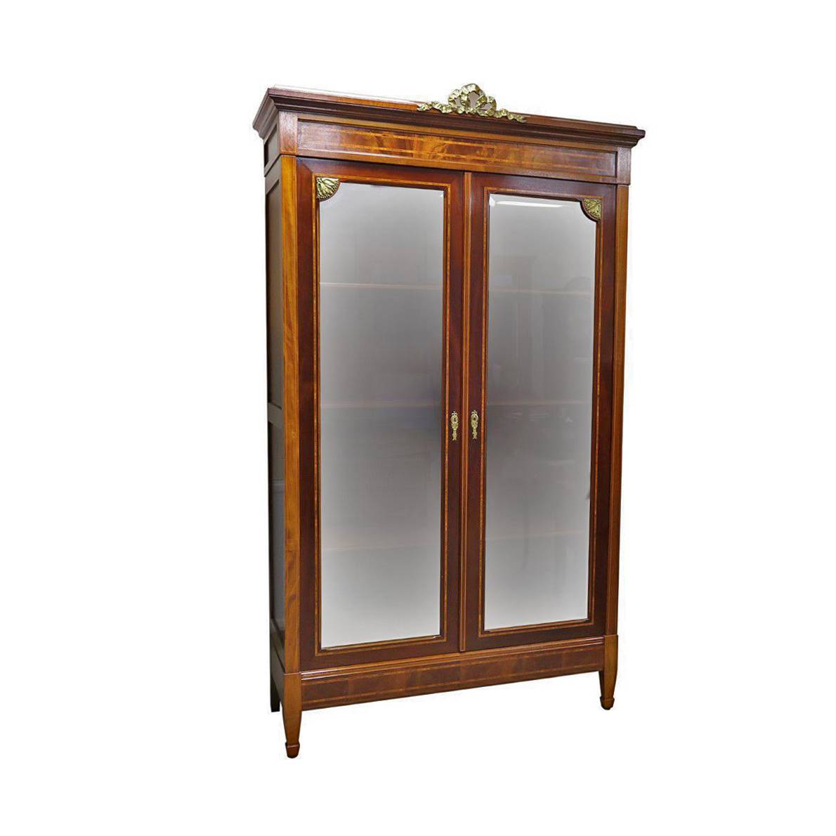 Antiqium Ürün  FRANSIZ LOUIS XVI. STİLİ MAUN KİTAPLIK