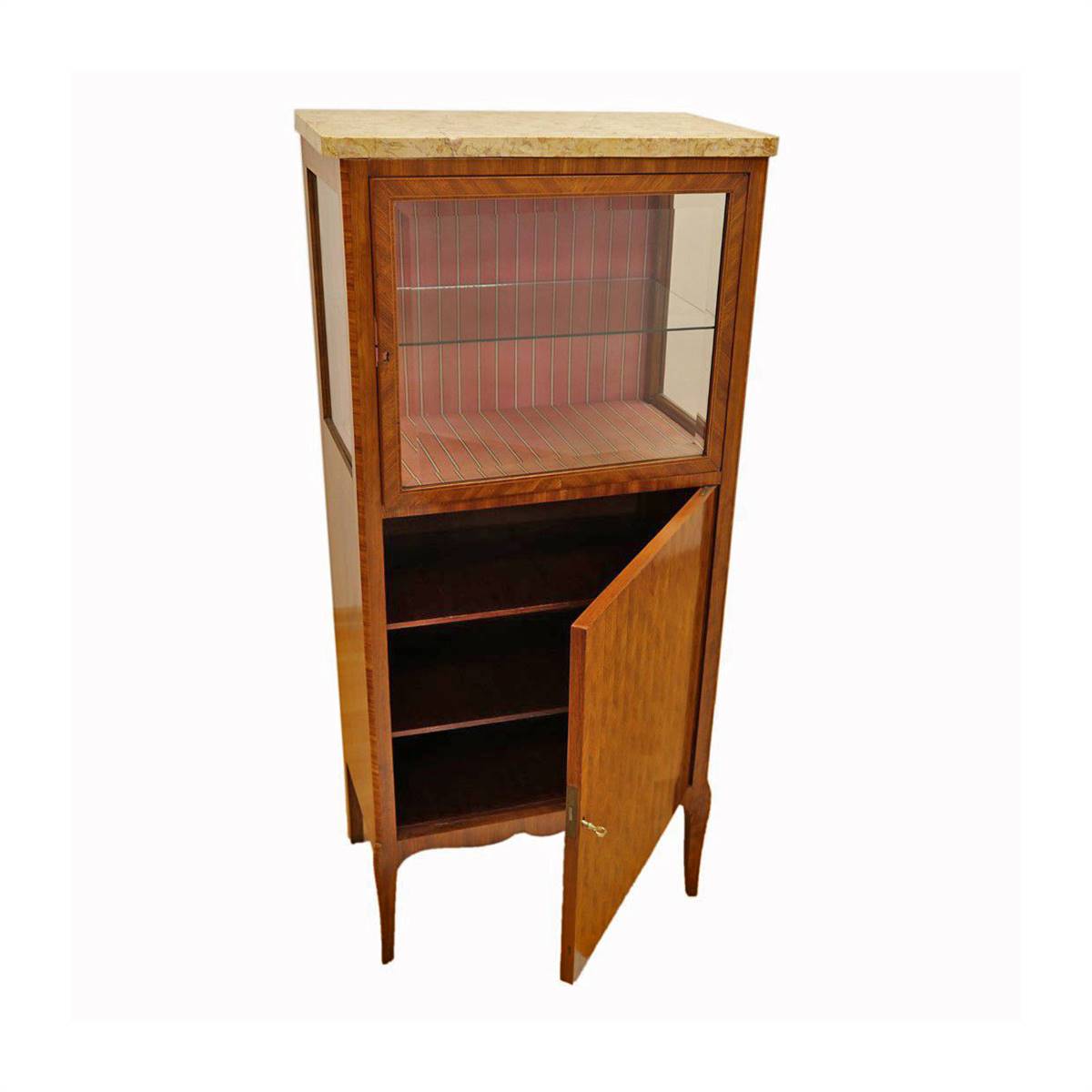 Antiqium Ürün  DOLAPLI, PARKÜTERİLİ VİTRİN