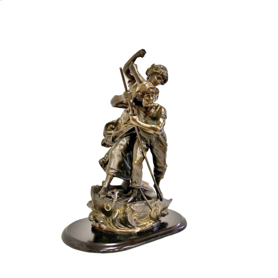 Antiqium Ürün  KADIN- ERKEK FİGÜRLÜ BRONZ HEYKEL