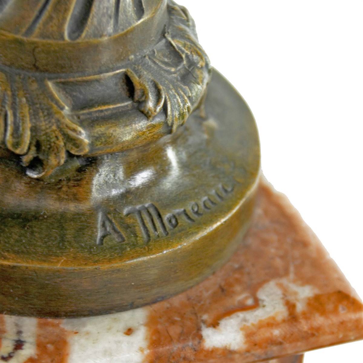 Antiqium Ürün  LES HIRONDELLES - MOREAU HEYKELLİ SAAT TAKIM 