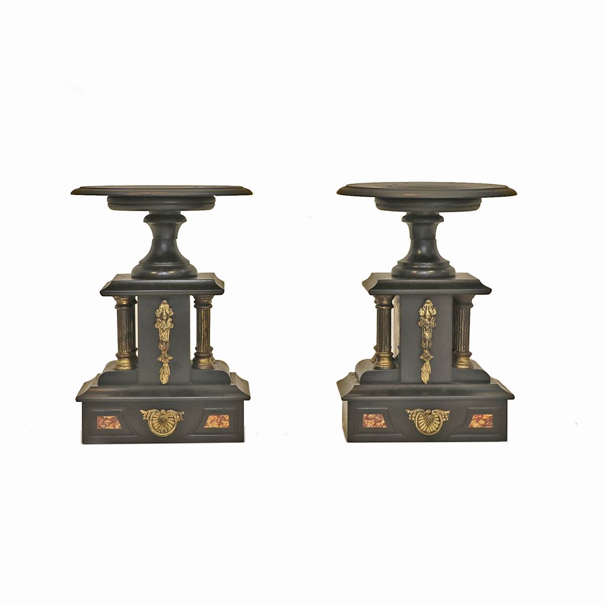 Antiqium Ürün  AHŞAP, BRONZ İŞÇİLİKLİ SAAT TAKIMI