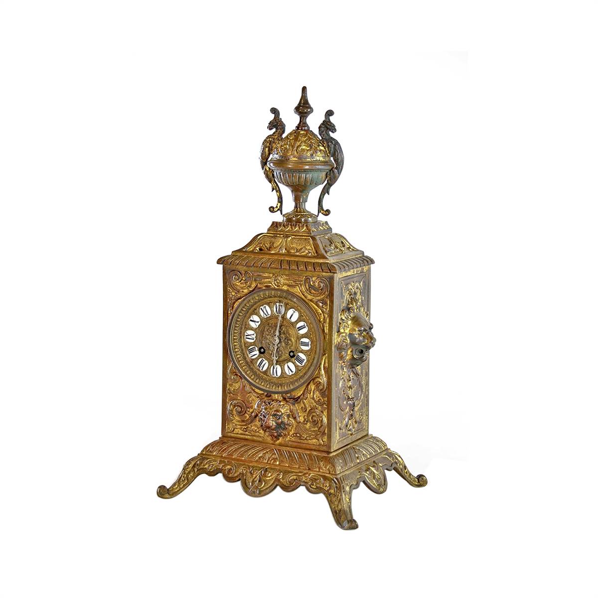 Antiqium Ürün  BRONZ DÖKÜM GOTİK SAAT