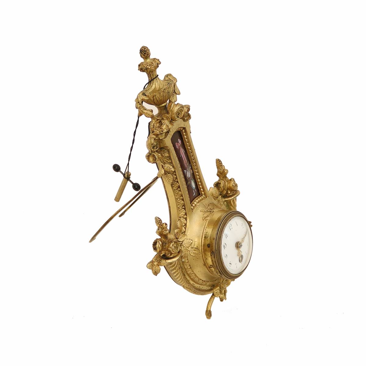 Antiqium Ürün  TERMOMETRELİ, AYAKLI BRONZ SAAT