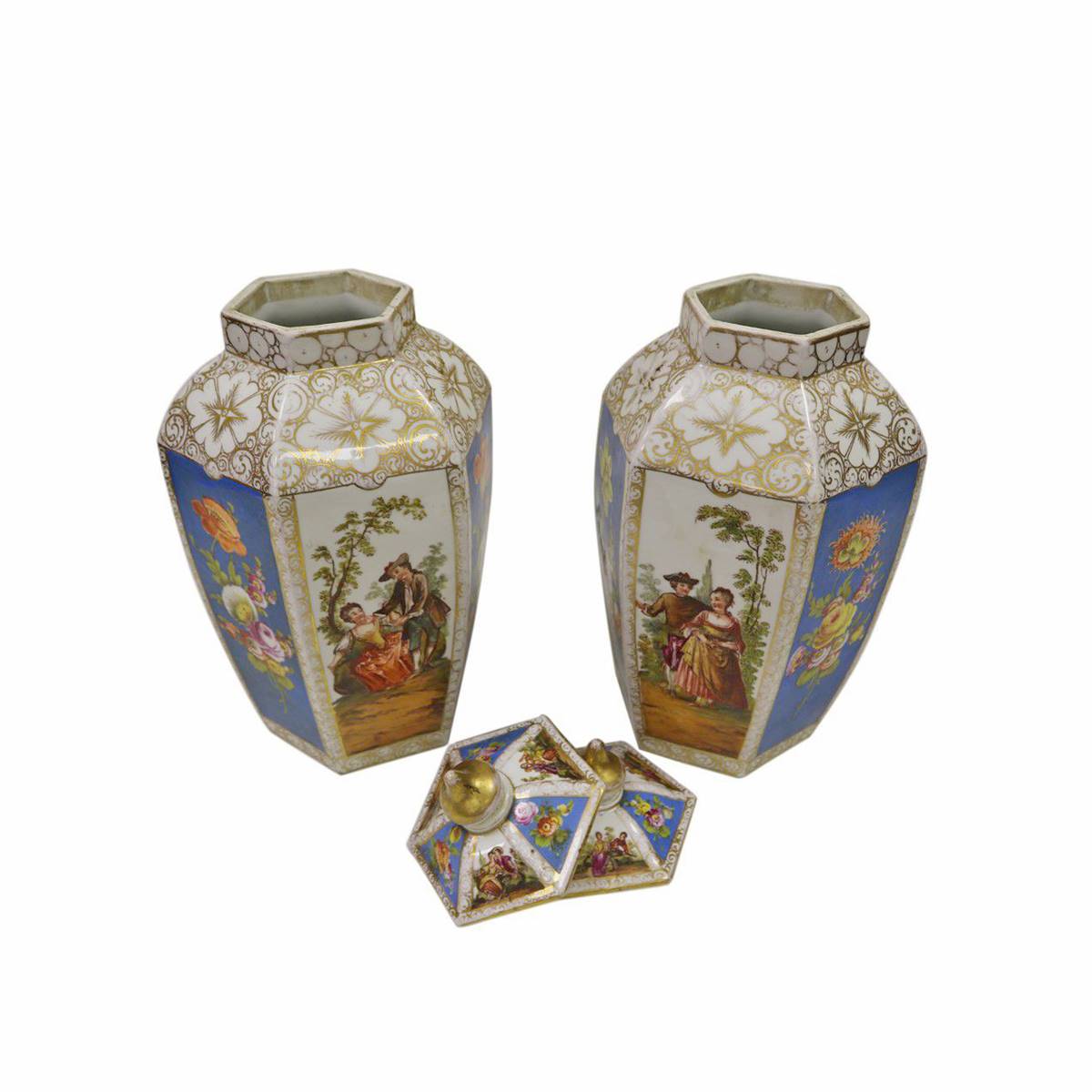 Antiqium Ürün  SEVRES İKİZ VAZO