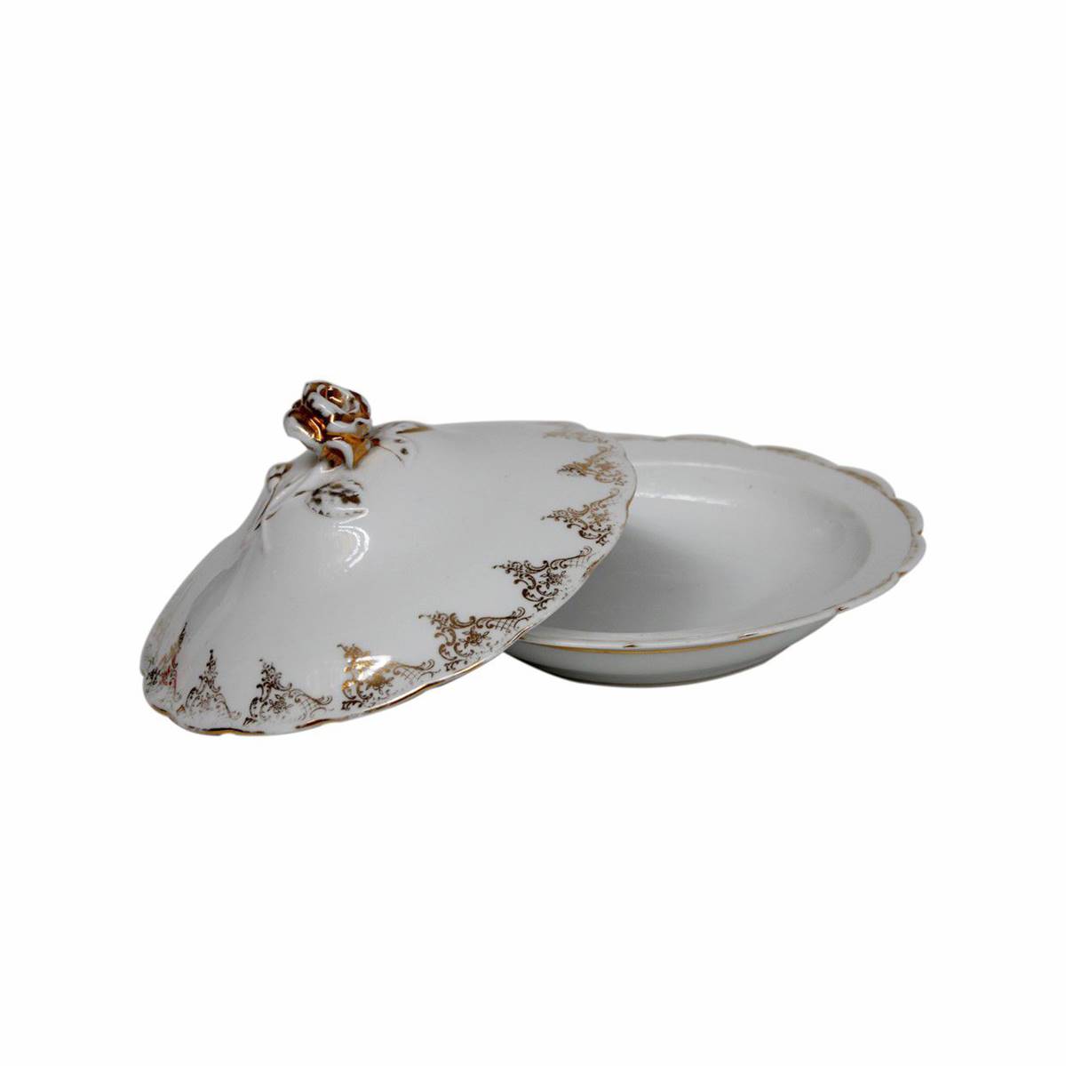 Antiqium Ürün  KAPAKLI PORSELEN TABAK