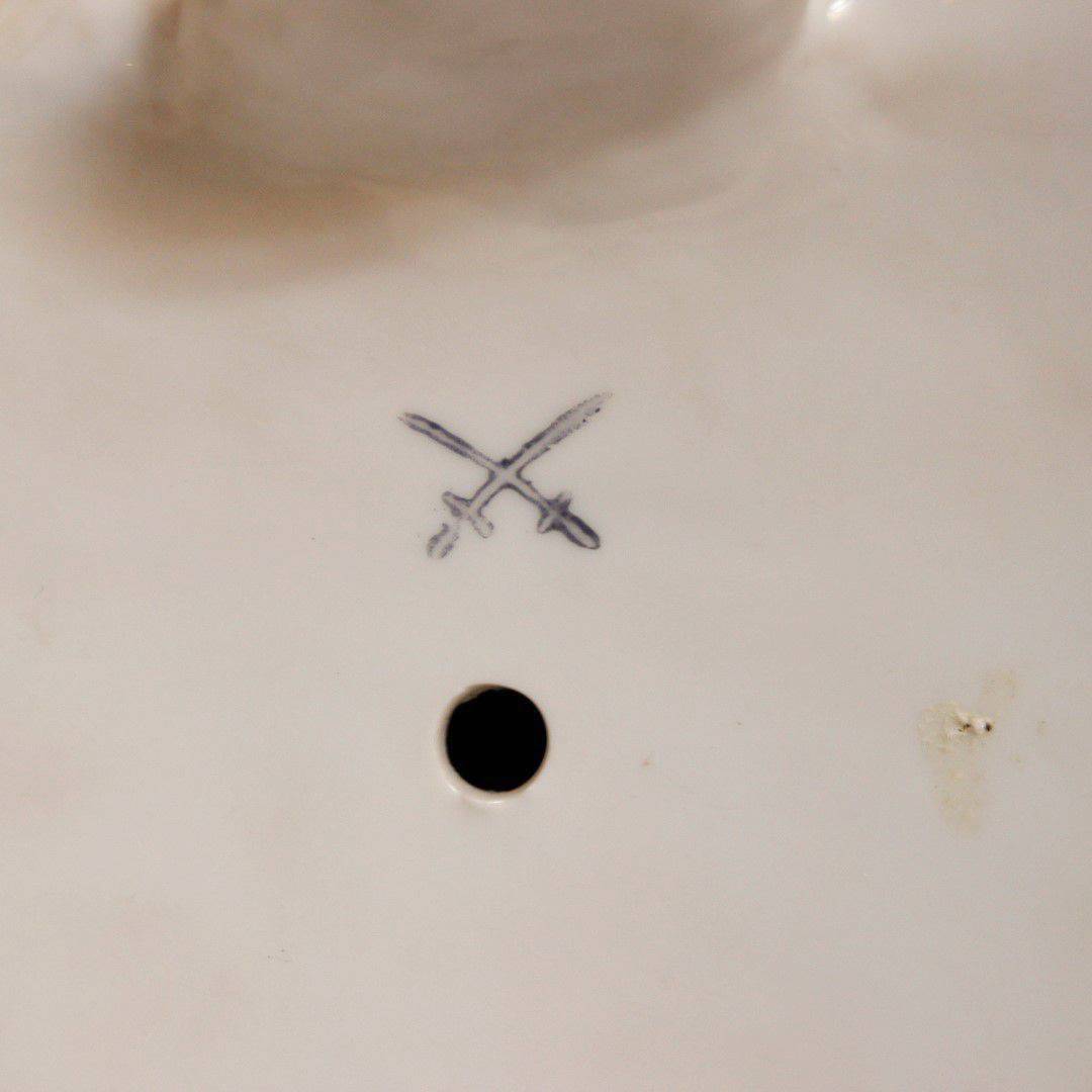 Antiqium Ürün  MEISSEN İKİZ ŞAMDAN