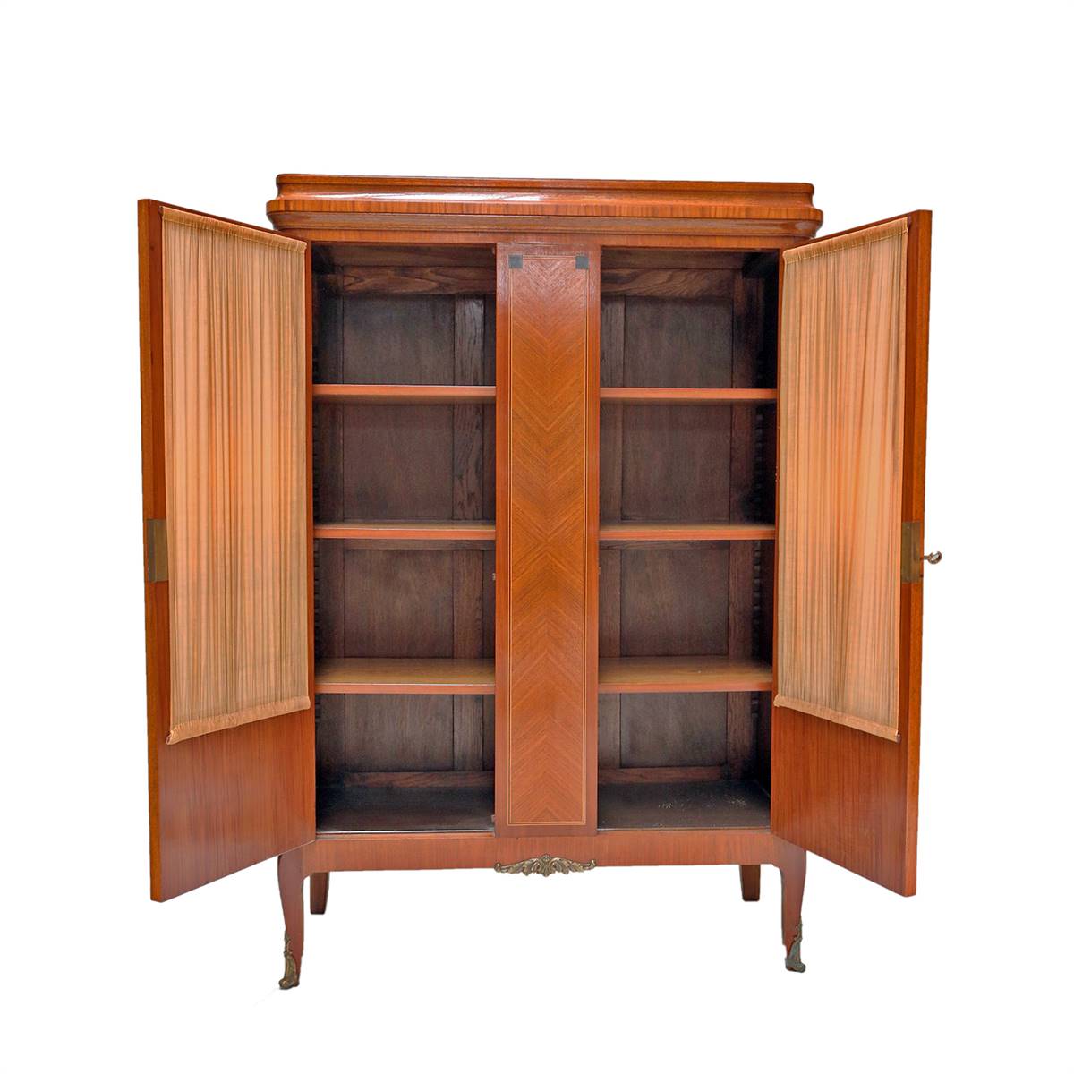 Antiqium Ürün  FRANSIZ PERDELİ KINGWOOD KİTAPLIK