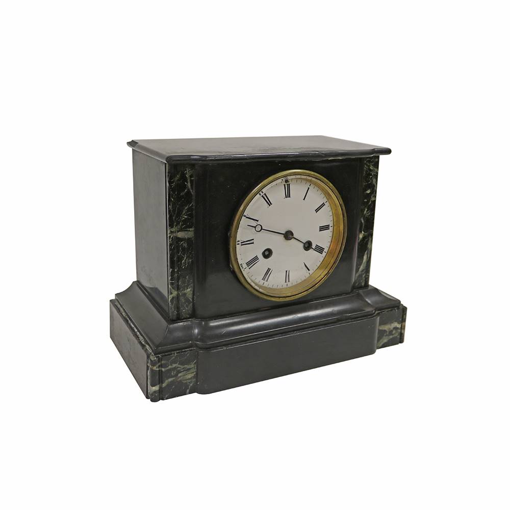 Antiqium Ürün  SİYAH MERMER MİNİ MASA SAATİ