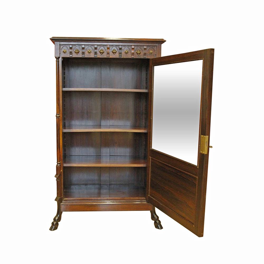 Antiqium Ürün  RESİM VE BRONZ  DETAYLI, AHŞAP İKİZ MİNİ VİTRİN