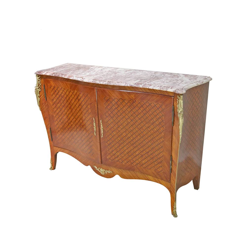 Antiqium Ürün  19. YÜZYIL LOUIS XV. STİLİ PARKÜTERİLİ DOLAP